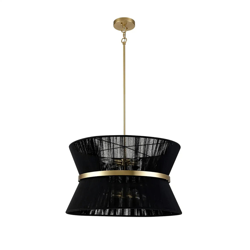 Cyril Bohemian Rope Hourglass Pendant Light