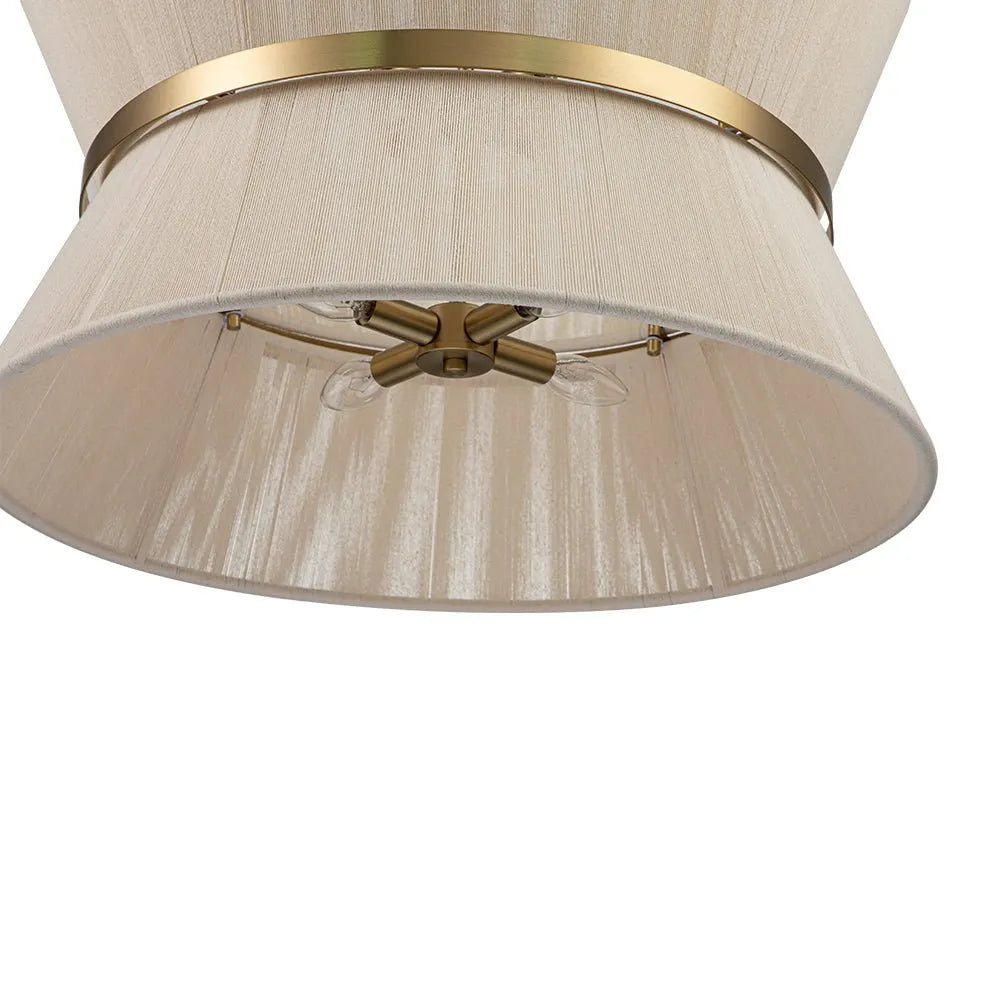 Cyril Bohemian Rope Hourglass Pendant Light