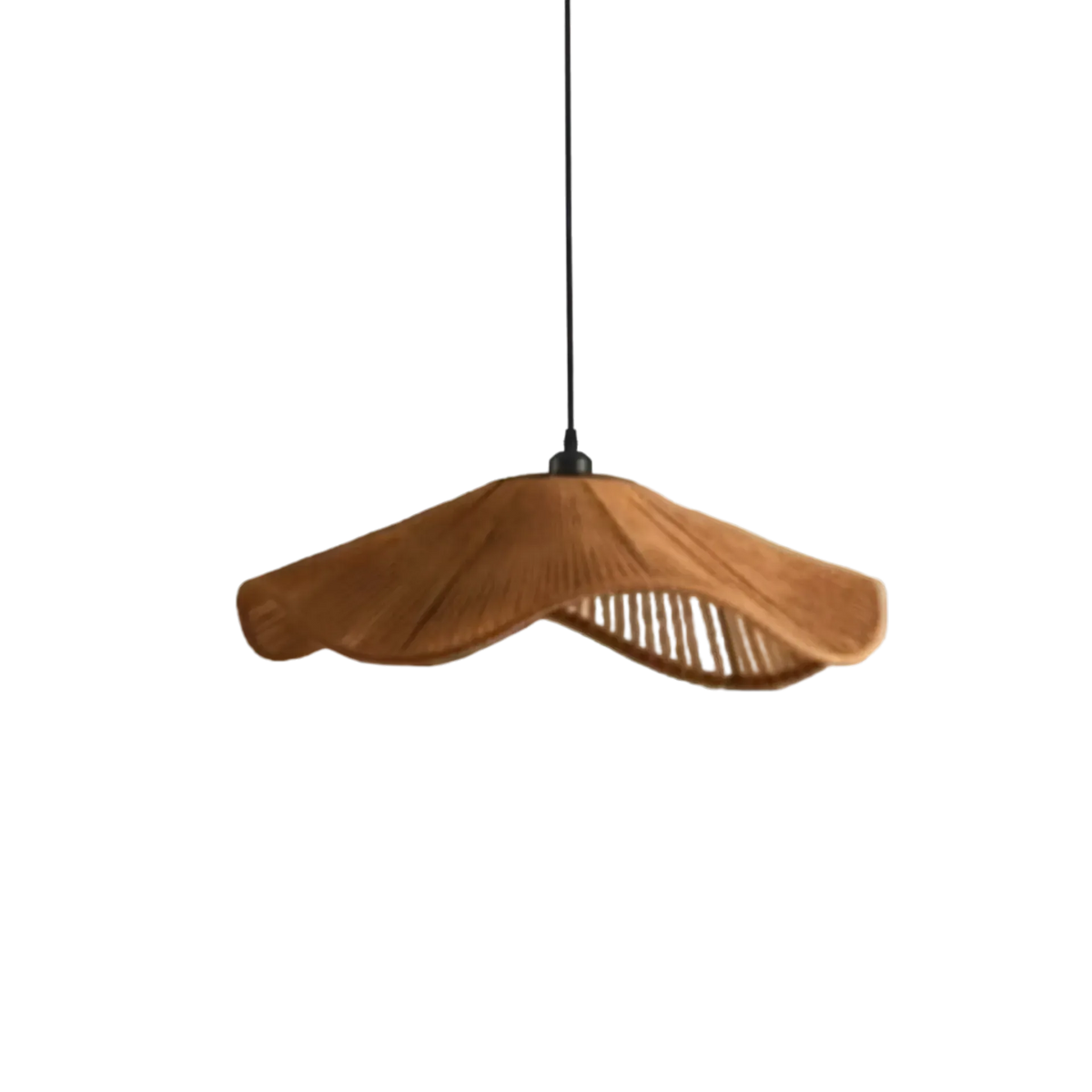 Selene Boho Handwoven Jute Pendant Light
