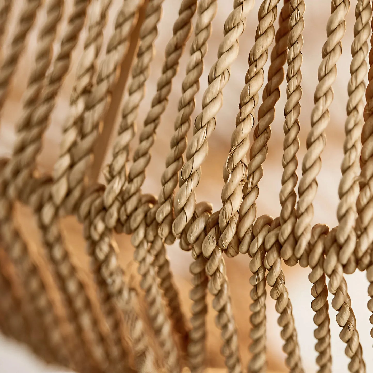 Boho Style Handwoven Rattan Pendant Light with Natural Texture