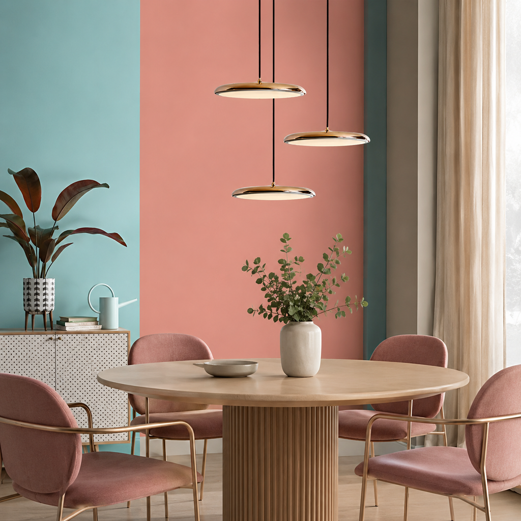 Yelena Modern Metallic Disc LED Pendant Light