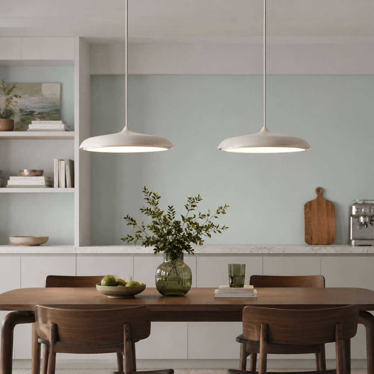 Yelena Modern Metallic Disc LED Pendant Light