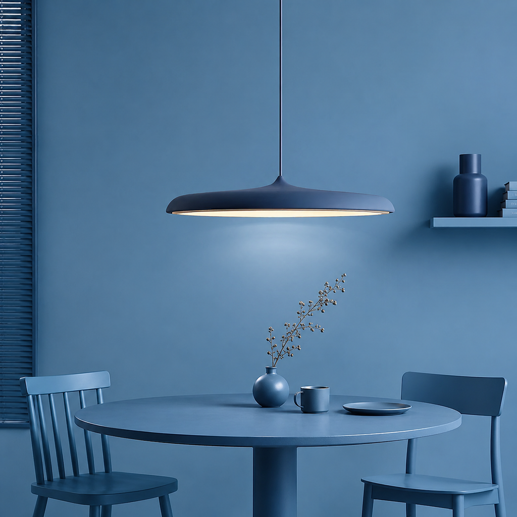 Yelena Modern Metallic Disc LED Pendant Light