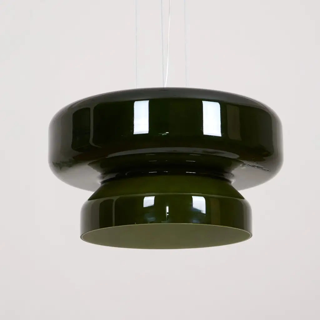 Chroma Modern Two-Tier Coloured Glass Pendant Light