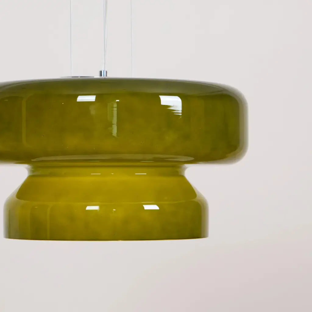 Chroma Modern Two-Tier Coloured Glass Pendant Light