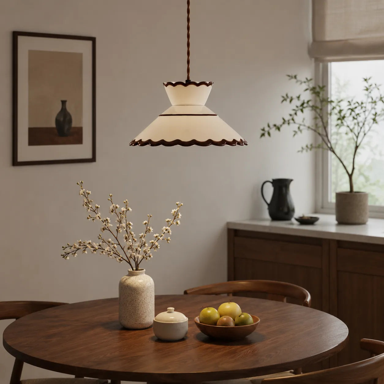 Yves Vintage Classic Ceramic Pendant Light