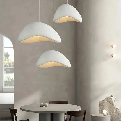 Cloud-Shaped Pendant Light with Smooth Sculpted Form