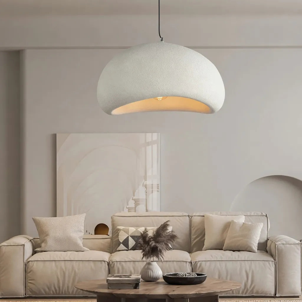 Clovis Sculptural Cloud Polystyrene Pendant Light