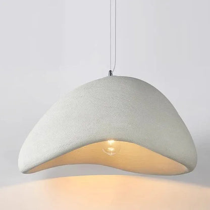 Cloud-Shaped Pendant Light with Smooth Sculpted Form