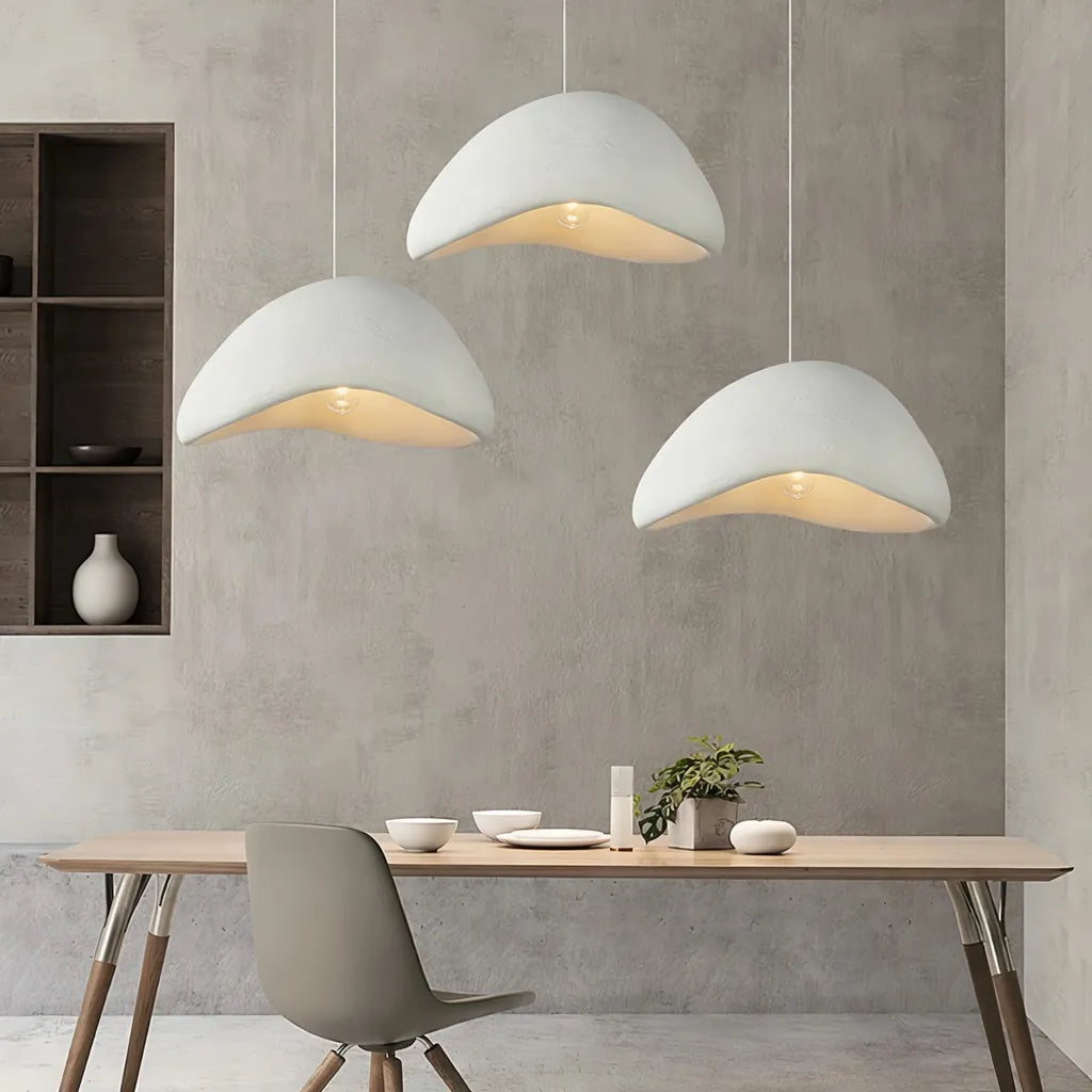Clovis Sculptural Cloud Polystyrene Pendant Light