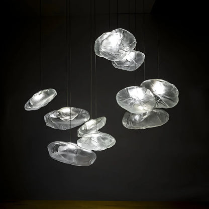 Clouds Fiberglass Minimalist Glass Pendant Light