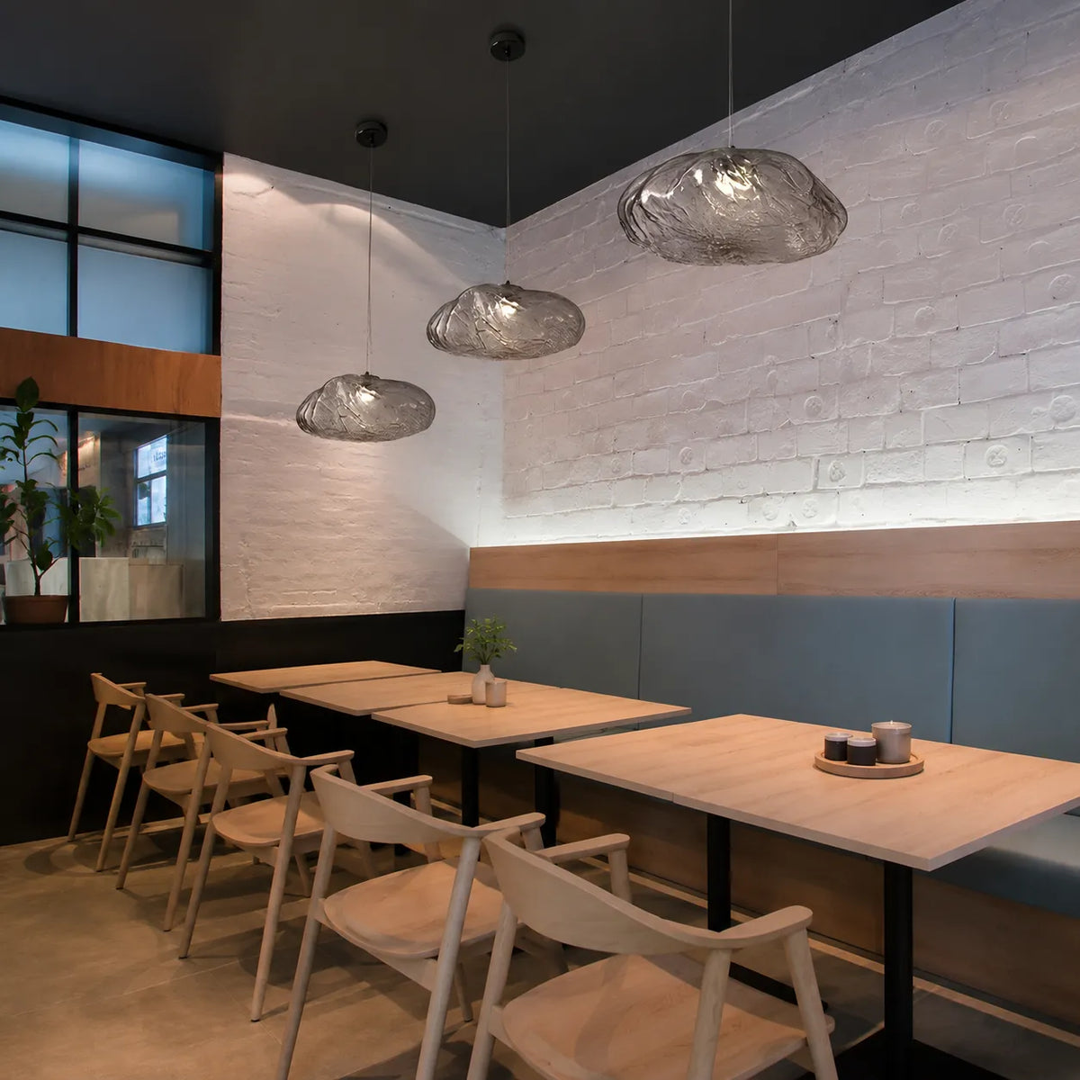 Maelle Modern Cloud Glass Pendant Light