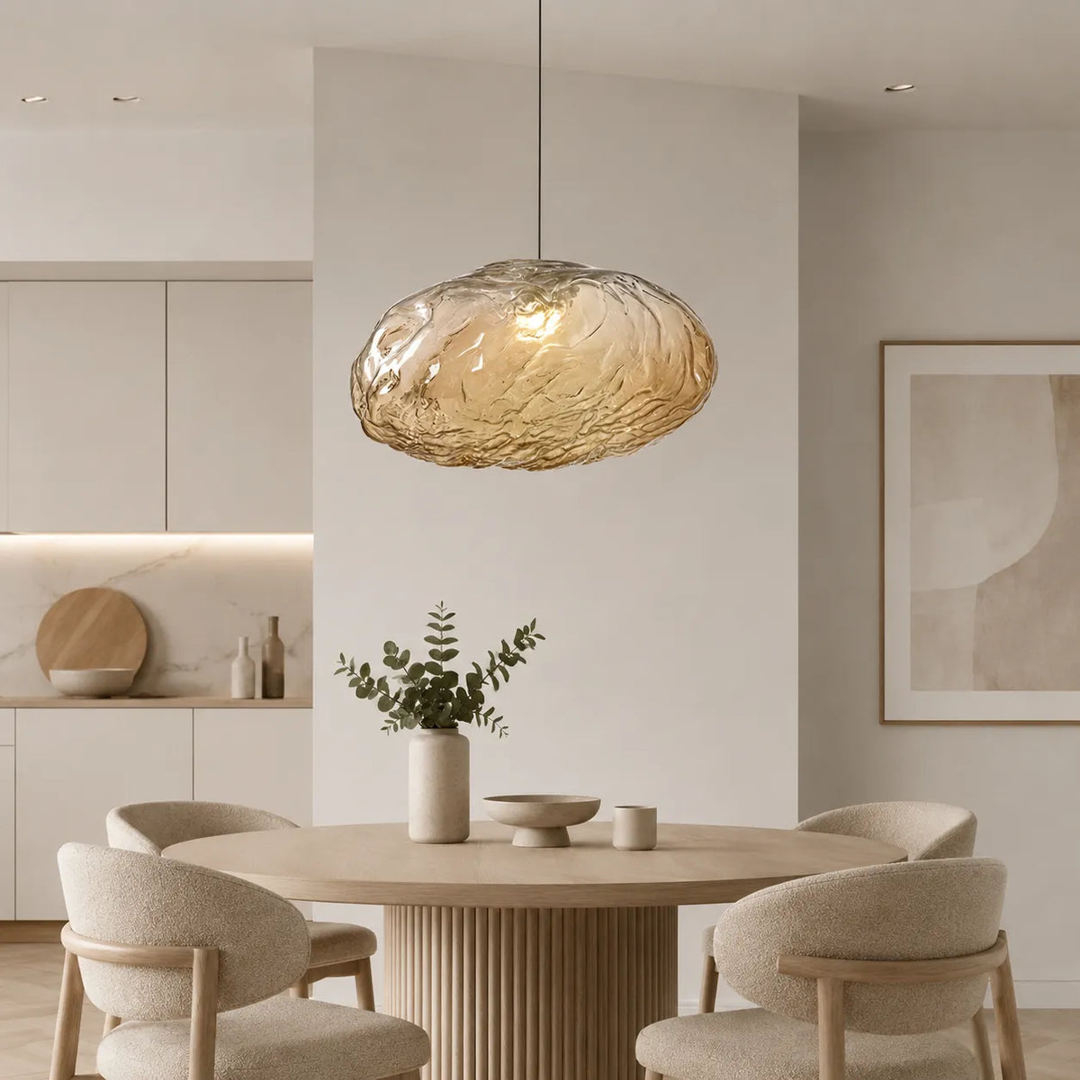 Maelle Modern Cloud Glass Pendant Light