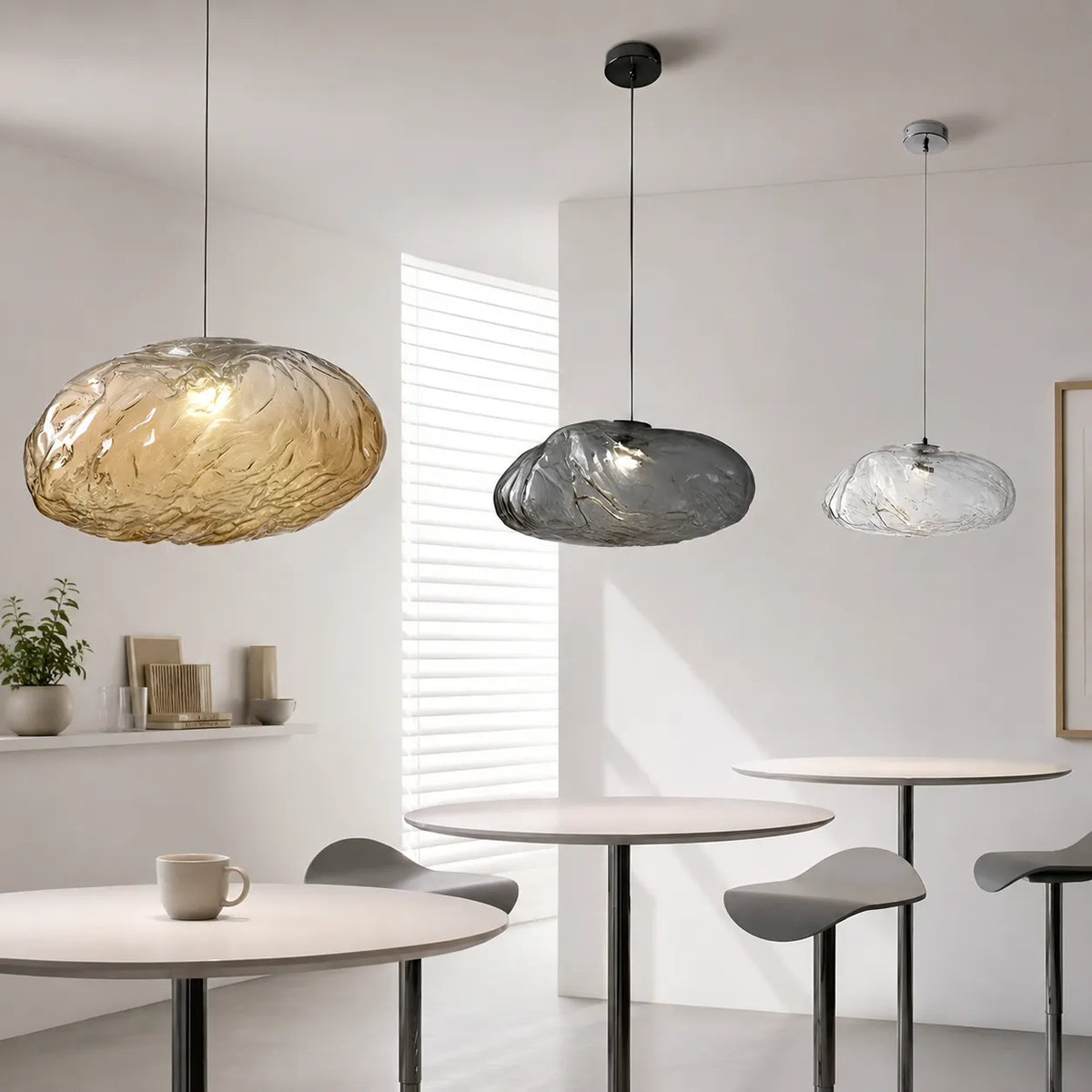 Maelle Modern Cloud Glass Pendant Light