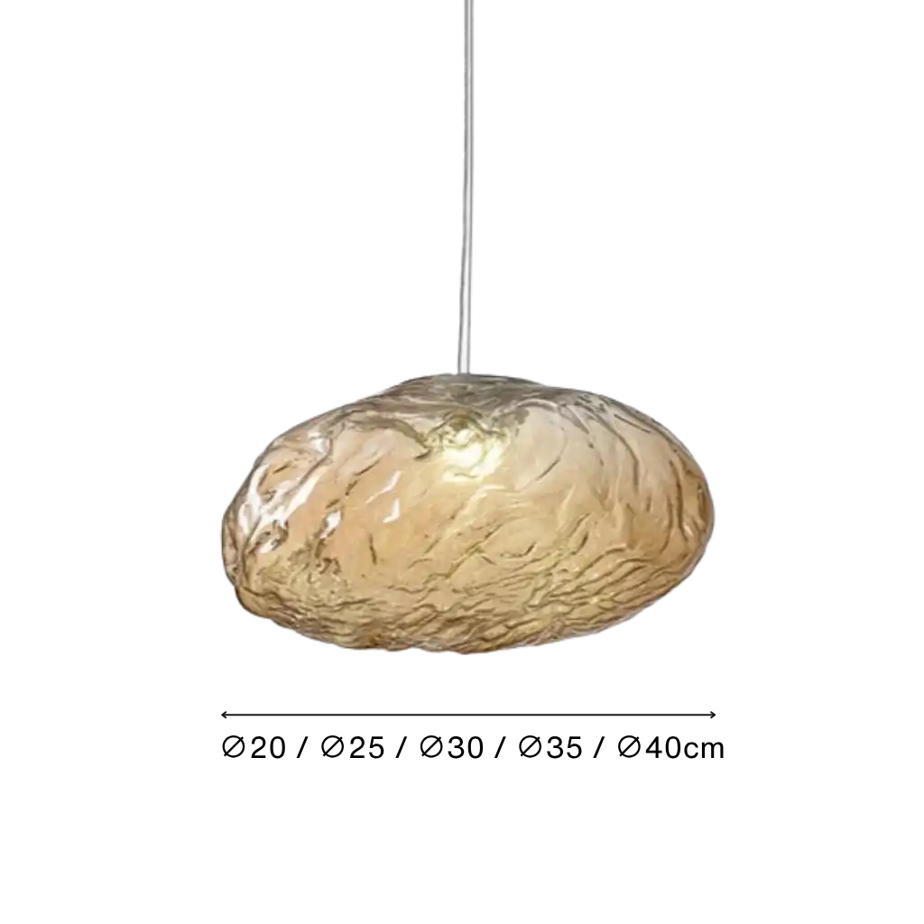Clouds Fiberglass Minimalist Glass Pendant Light