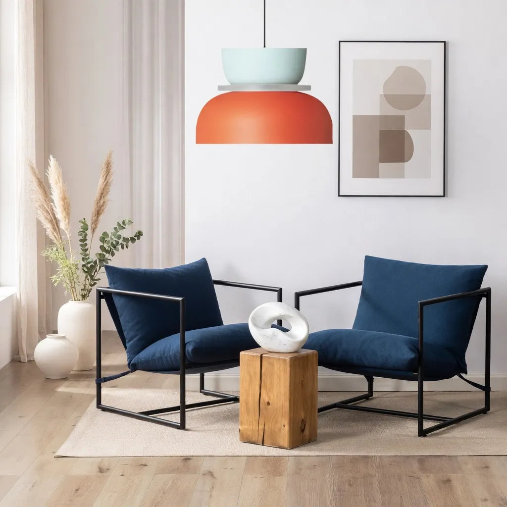 Mira Modern Coloured Bowl Pendant Light