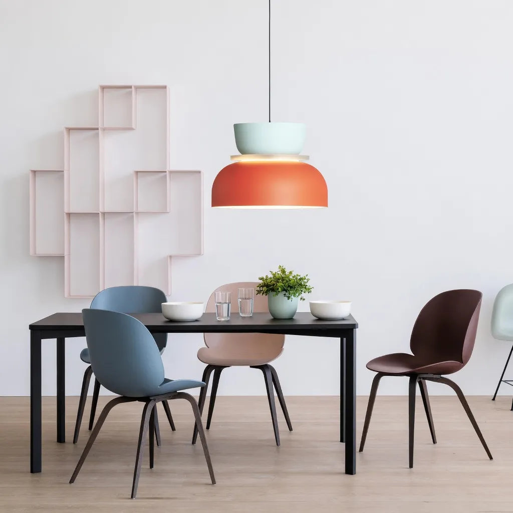 Mira Modern Coloured Bowl Pendant Light