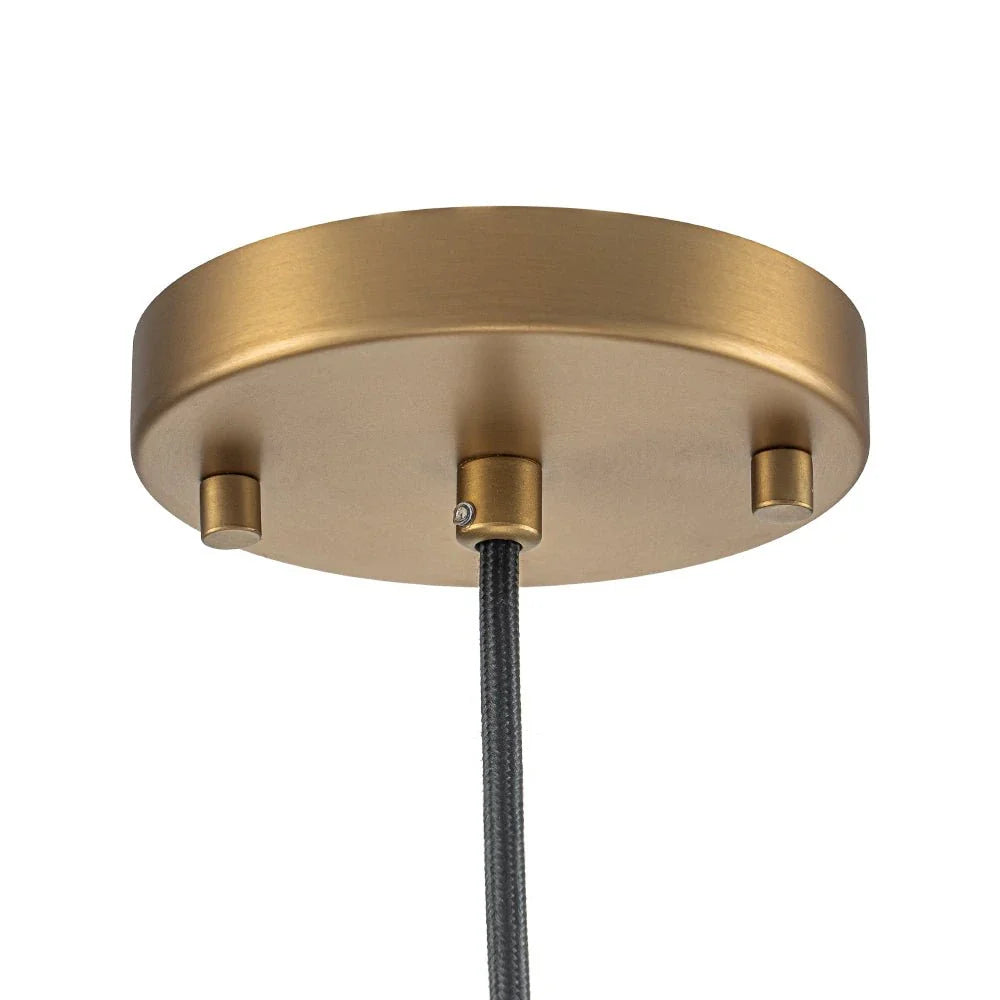 Klara Contemporary Seeded Glass Dome Pendant Light