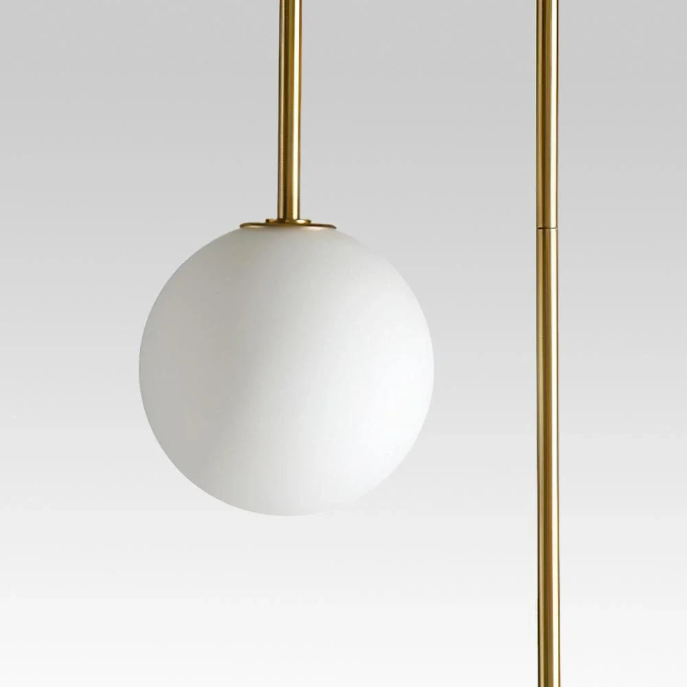 Hugo Modern Double-Globe Glass Pendant Light