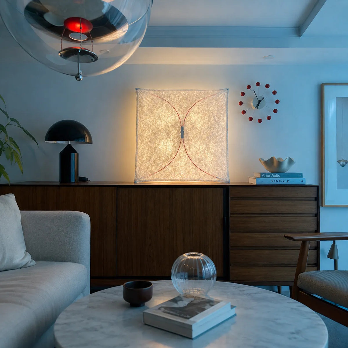 Zorin Japandi DuPont Paper Wall & Ceiling Light