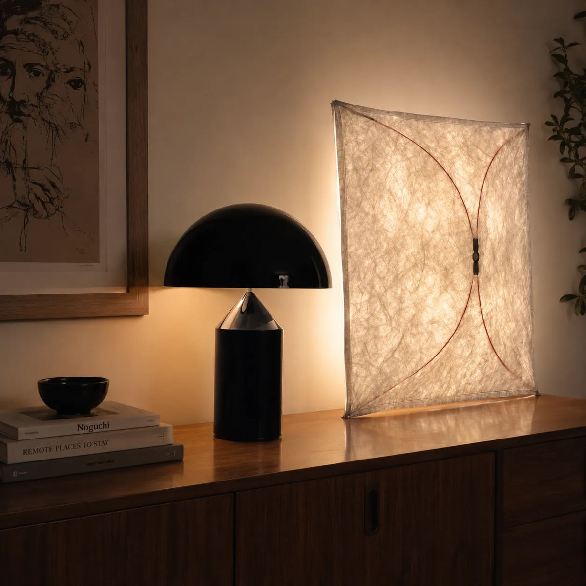 Zorin Japandi DuPont Paper Wall & Ceiling Light