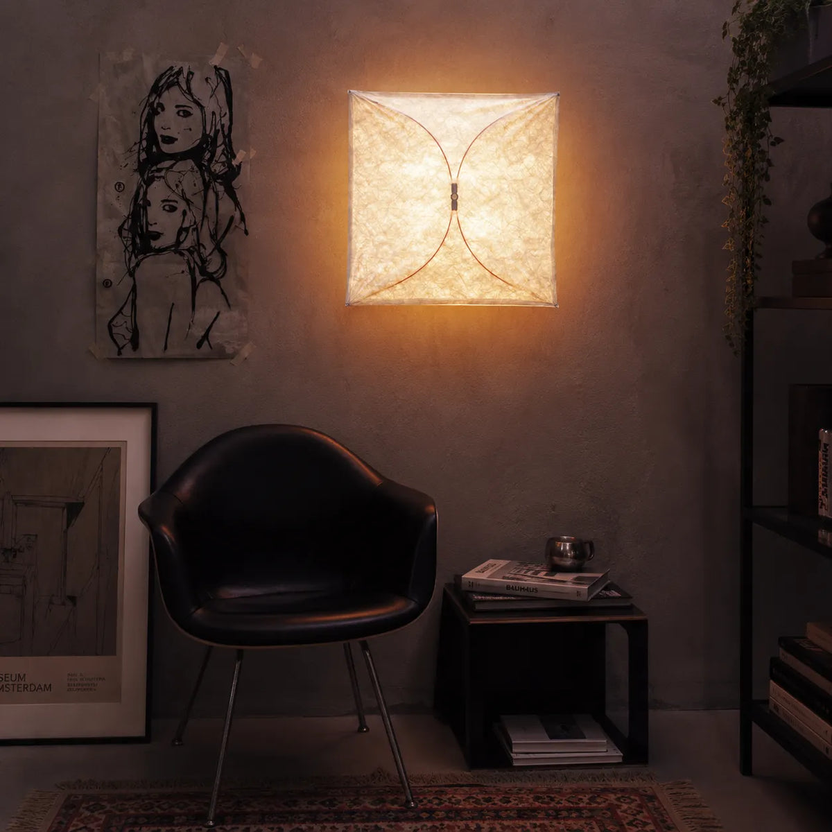 Zorin Japandi DuPont Paper Wall & Ceiling Light