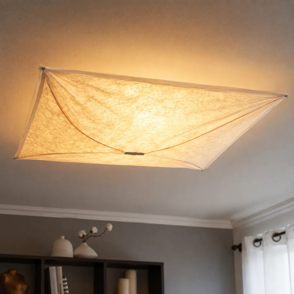 Zorin Japandi DuPont Paper Wall & Ceiling Light