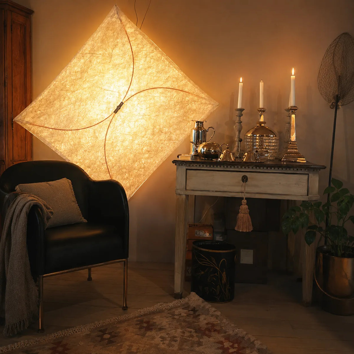 Zorin Japandi DuPont Paper Wall & Ceiling Light