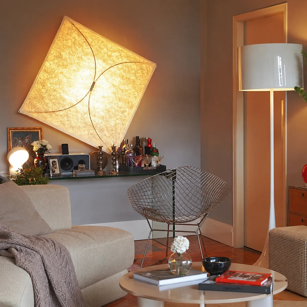 Zorin Japandi DuPont Paper Wall & Ceiling Light