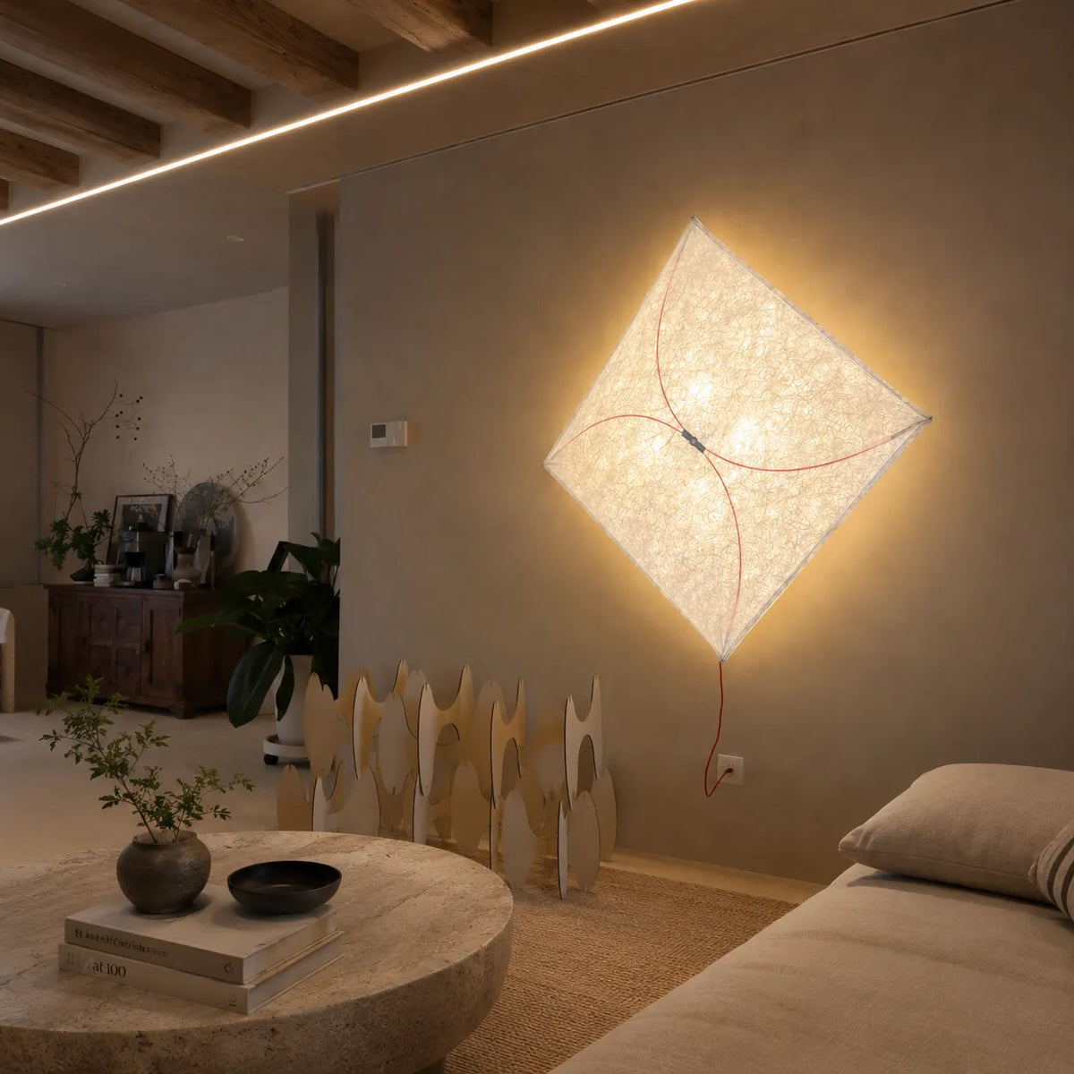 Zorin Japandi DuPont Paper Wall & Ceiling Light