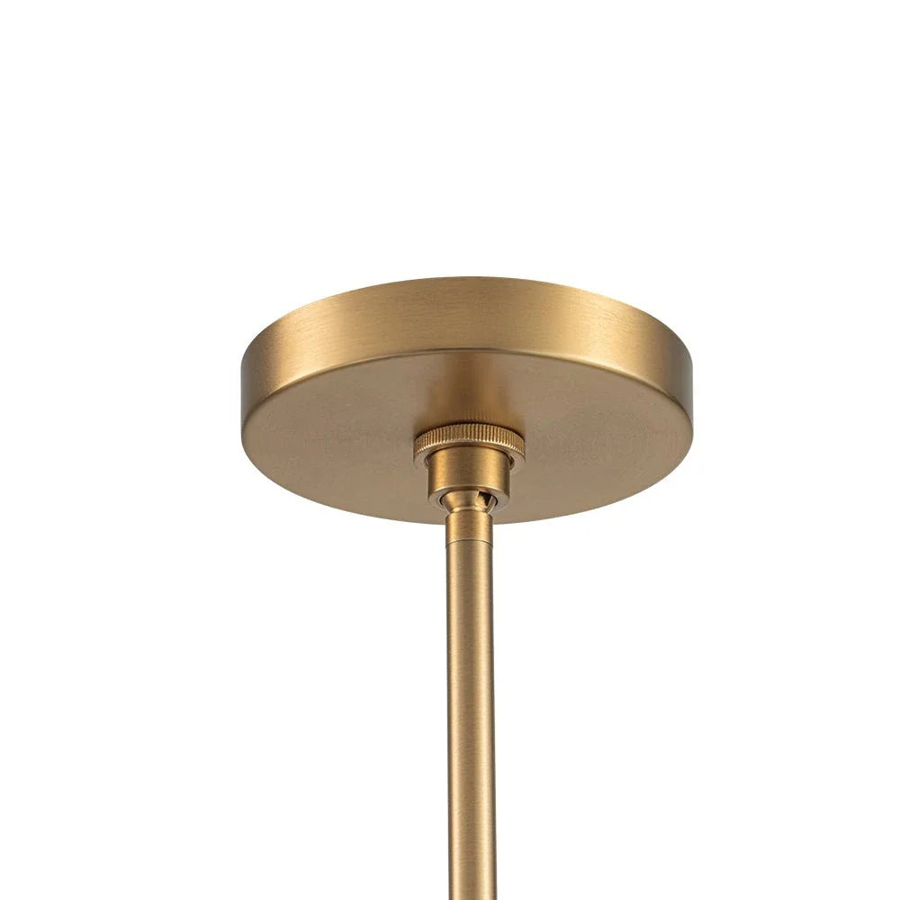 Enzo Modern Linen Tapered Cone Pendant Light