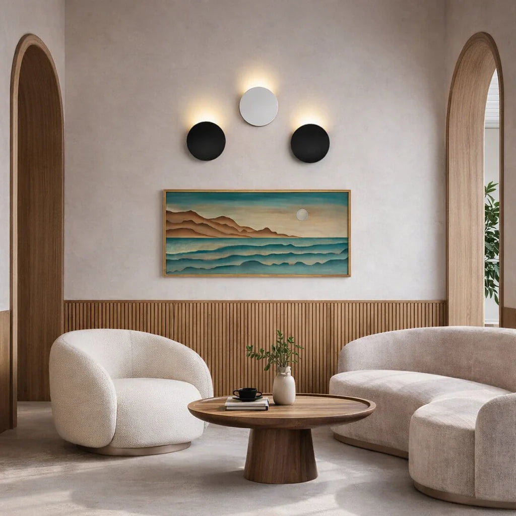 Lior Minimalist Curved Integrated LED Wall Light