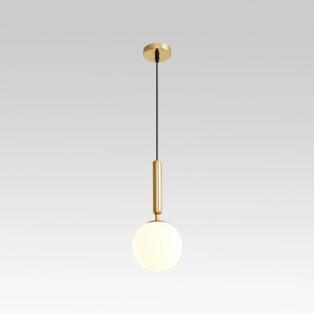 Corin Contemporary Glass Globe Pendant Light
