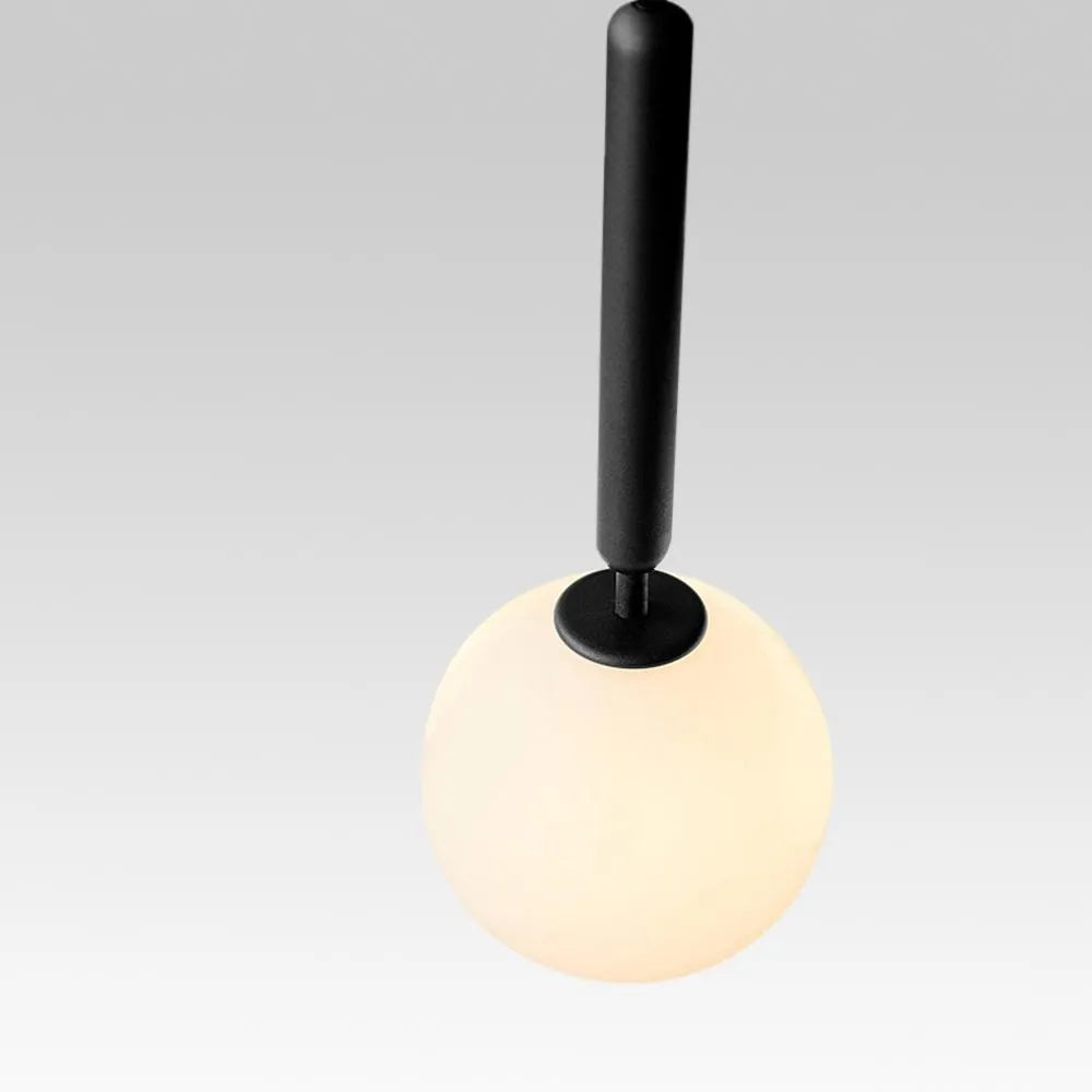 Corin Contemporary Glass Globe Pendant Light