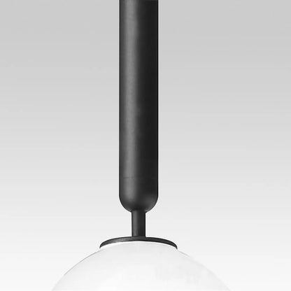 Contemporary Single Globe Glass Pendant Light Fixture
