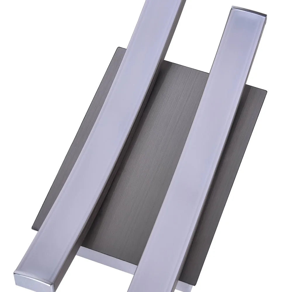 Nadia Modern Wave Integrated LED Semi-Flush Ceiling Light
