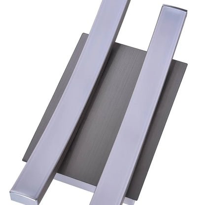 Nadia Contemporary Wave LED Semi-Flush Ceiling Light