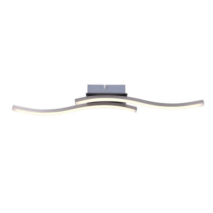 Nadia Contemporary Wave LED Semi-Flush Ceiling Light