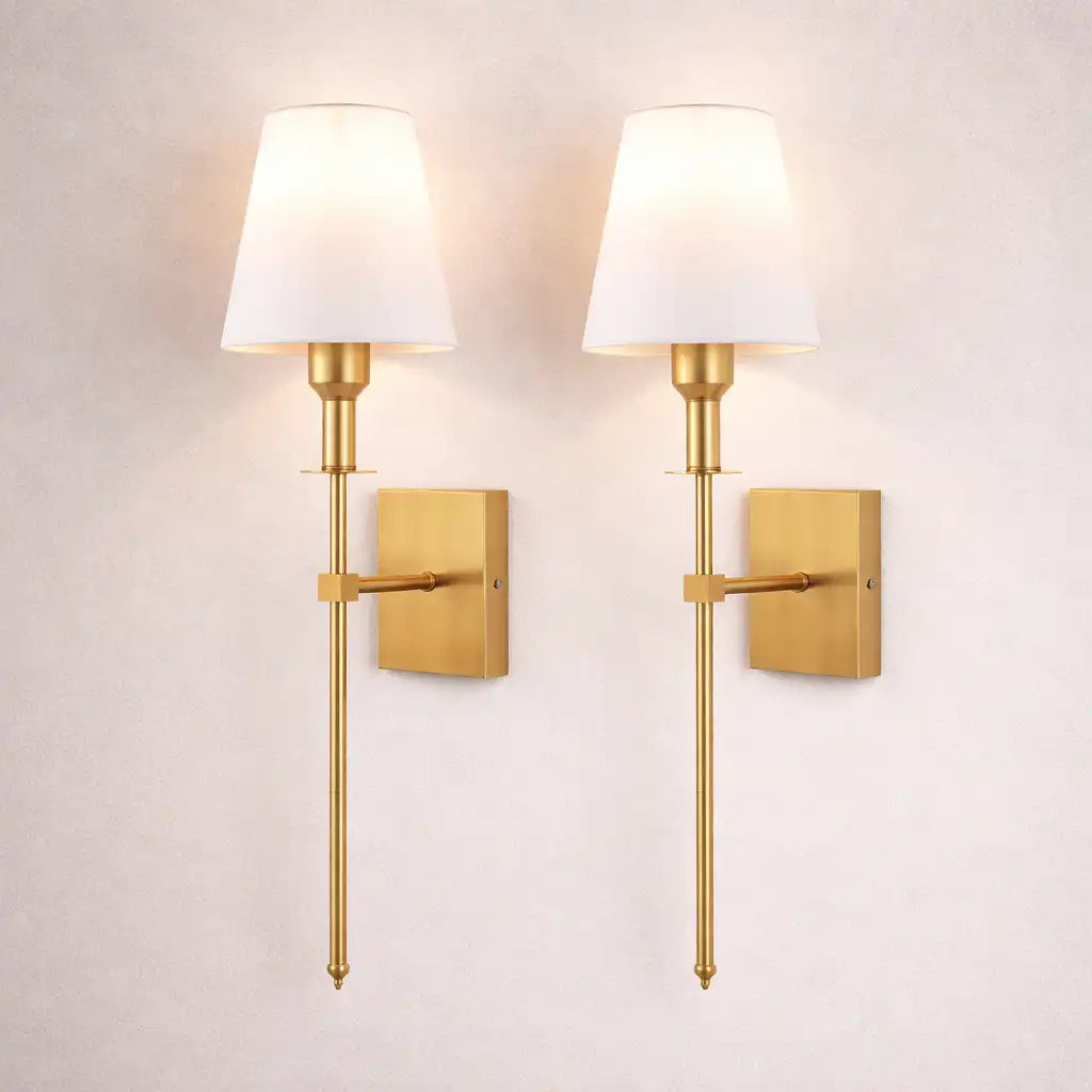 Saskia Modern Wireless Rechargeable LED Wall Lights 2-Pack