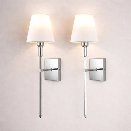 Contemporary Wireless Rechargeable Wall Lights (2-Pack)