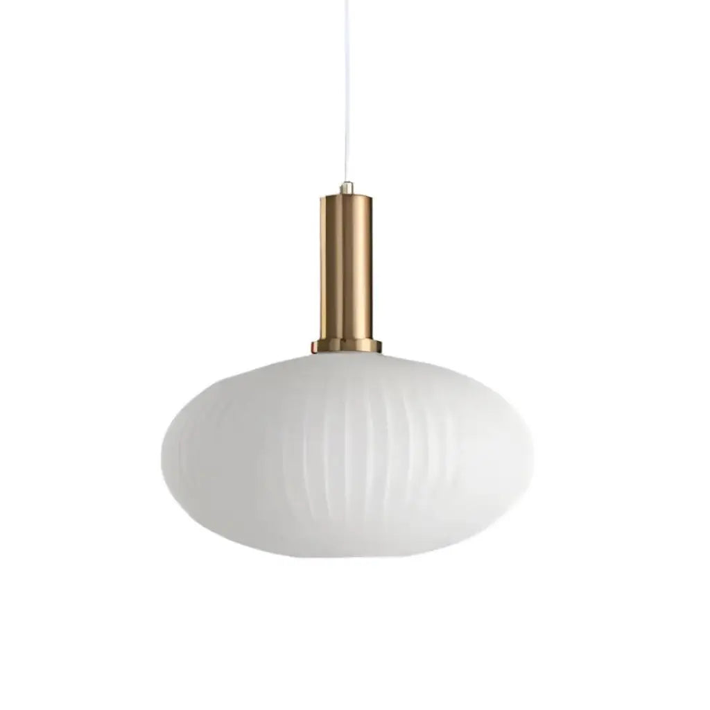 Cordial Art Deco Fluted Glass Pendant Light