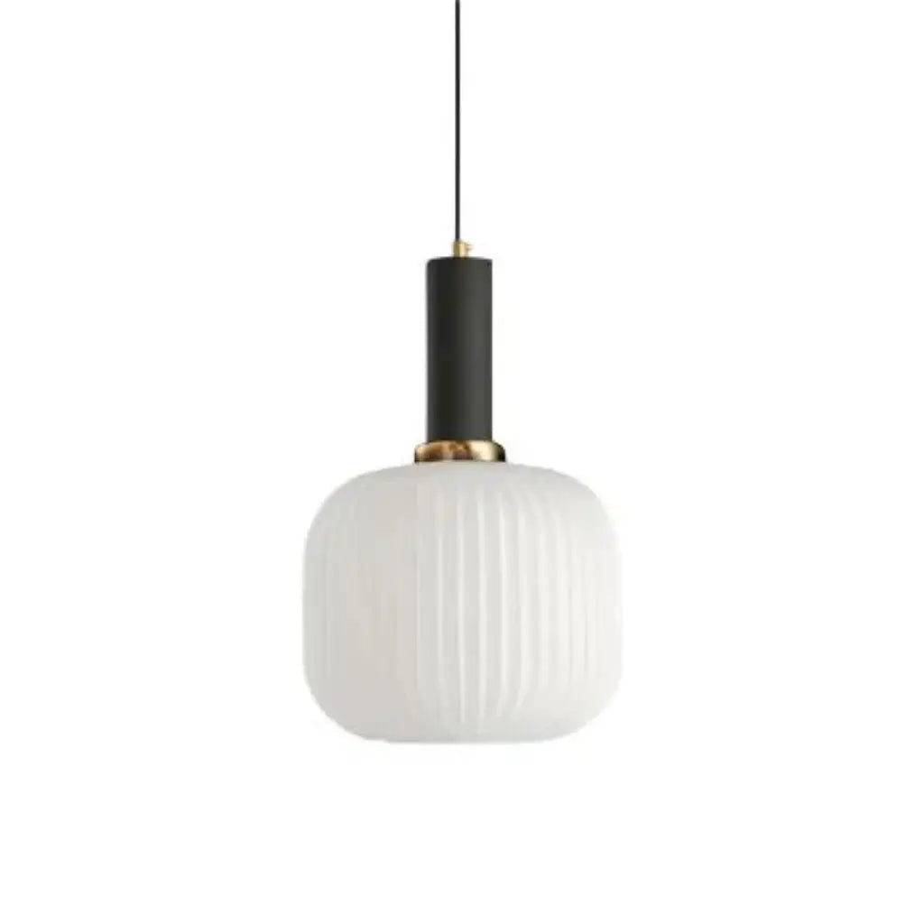 Cordial Art Deco Fluted Glass Pendant Light