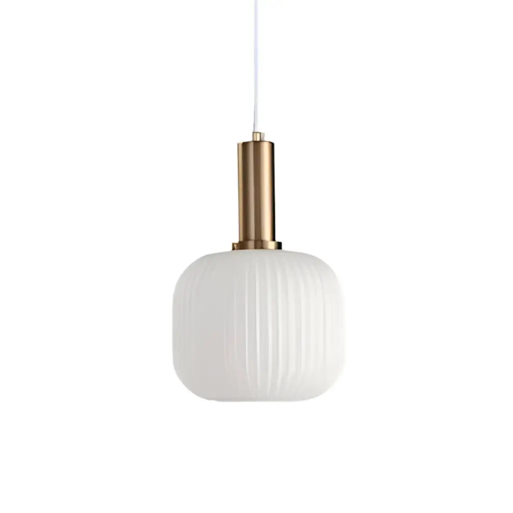 Cordial Art Deco Fluted Glass Pendant Light