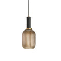 Cordial Art Deco Fluted Glass Pendant Light