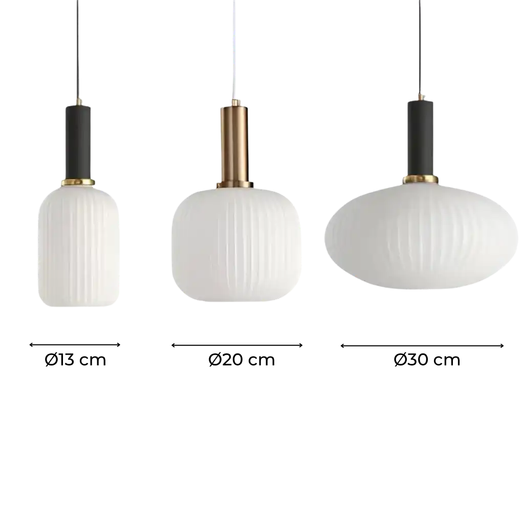 Cordial Designer Glass Pendant Light