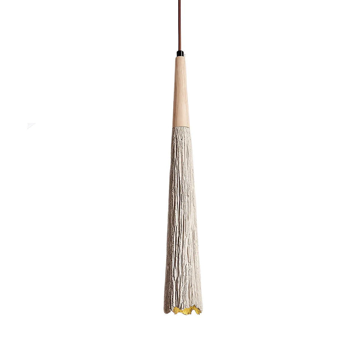Arien Wabi-Sabi Cement & Wood Pendant Light