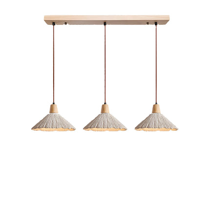 Arien Cream Retro Wabi-Sabi LED Pendant Light