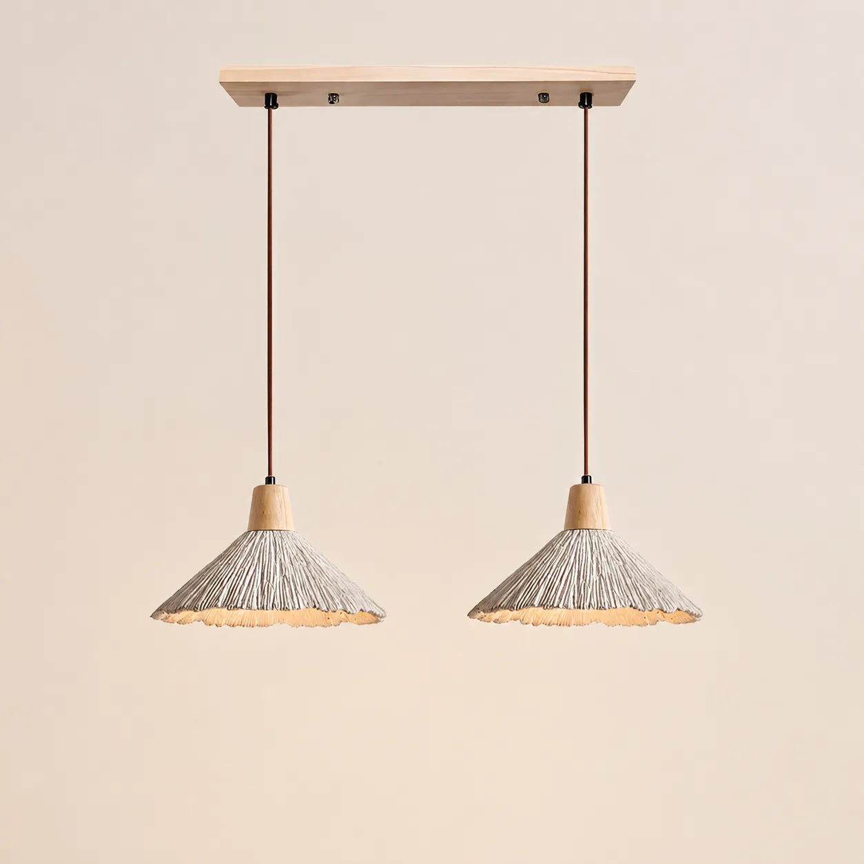 Arien Cream Retro Wabi-Sabi LED Pendant Light