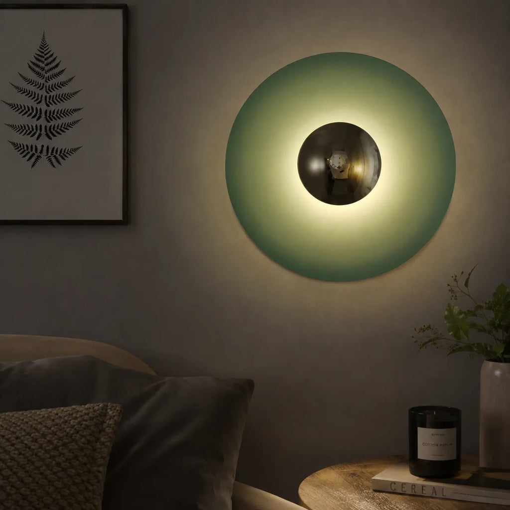 Raisa Nordic Round Metal LED Wall Light