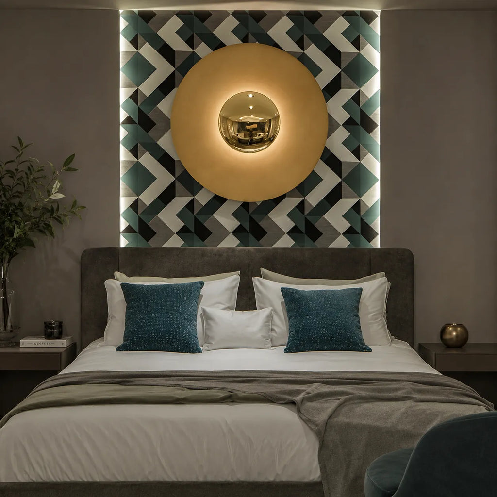 Raisa Nordic Round Metal LED Wall Light